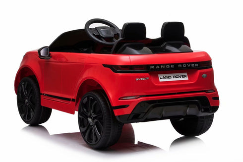 Licensed Range Rover Evoque childrens electric ride on car with LEATHER seat, EVA tyres and parental control