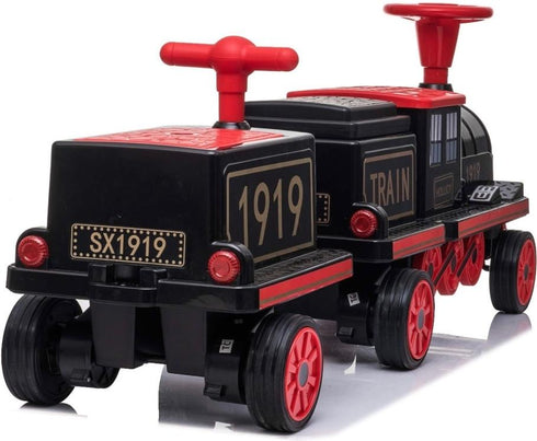 New electric ride on train with one carriage 12v (2 seats)