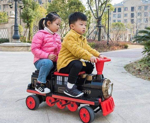 New electric ride on train with one carriage 12v (2 seats)