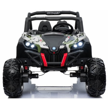 Renegade UTV-MX Buggy Style 24V 4WD Kids Electric Ride On With EVA Tyres, LEATHER seats and MP4 - Camo