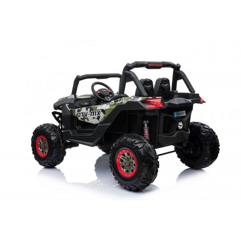 Renegade UTV-MX Buggy Style 24V 4WD Kids Electric Ride On With EVA Tyres, LEATHER seats and MP4 - Camo