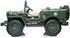 Willys Jeep 4WD 3 seater kids ride on jeep - Dark Green