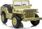 Willys Jeep 4WD 3 seater kids ride on jeep - Khaki green