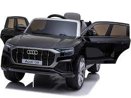 Licensed 12V Audi Q8 Children's Battery Operated 12v Ride on SUV - Black