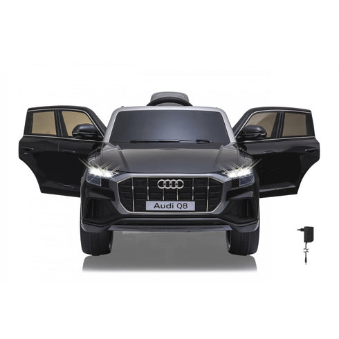 Licensed 12V Audi Q8 Children's Battery Operated 12v Ride on SUV - Black