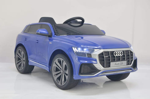 Licensed 12V Audi Q8 Children's Battery Operated 12v Ride on SUV - Blue