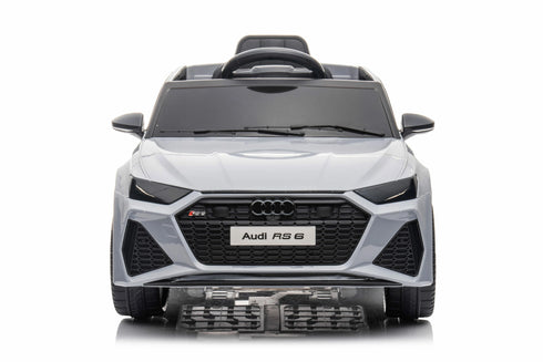 Audi RS6 Kids Ride on Sports Car with MP4 screen-Grey