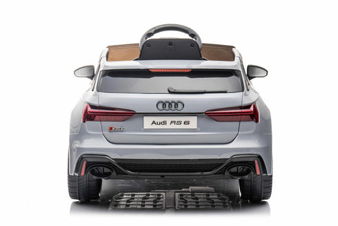 Audi RS6 Kids Ride on Sports Car with MP4 screen-Grey