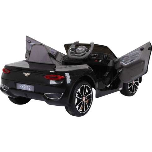 Licensed Bentley GT EXP12 12V Kids Electric Ride On Car - Black