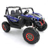 Renegade UTV-MX Buggy Style 24V 4WD Kids Electric Ride On With EVA Tyres, LEATHER seats and MP4 screen - Blue spider-man