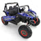 Renegade UTV-MX Buggy Style 24V 4WD Kids Electric Ride On With EVA Tyres, LEATHER seats and MP4 screen - Blue spider-man