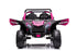Kids Ride on 24v ATV Large Size 2 Seater Ride On Buggy with Leather Seats Eva Rubber Wheels and MP4 TV