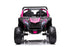 Kids Ride on 24v ATV Large Size 2 Seater Ride On Buggy with Leather Seats Eva Rubber Wheels and MP4 TV