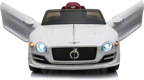 Licensed Bentley GT EXP12 12V Kids Electric Ride On Car - White