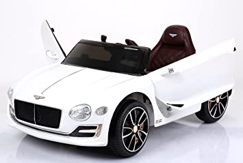 Licensed Bentley GT EXP12 12V Kids Electric Ride On Car - White