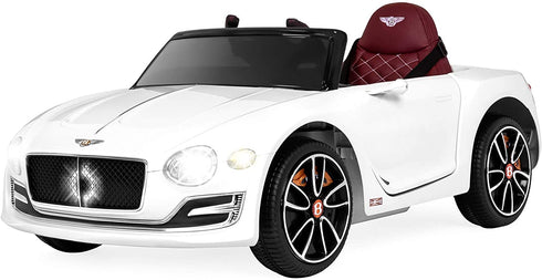 Licensed Bentley GT EXP12 12V Kids Electric Ride On Car - White