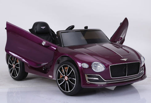 Licensed Bentley GT EXP12 12V Kids Electric Ride On Car - Purple