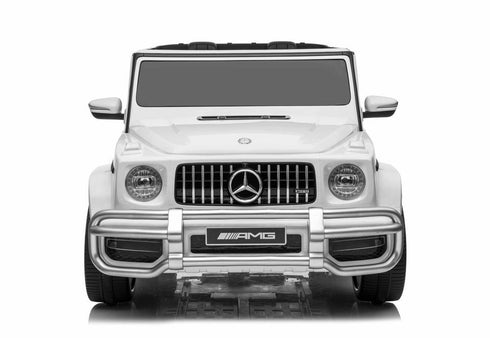 Licensed 4WD High Door Mercedes AMG G63 24V Ride On 2 SEATER Jeep - WHITE