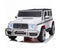 Licensed 4WD High Door Mercedes AMG G63 24V Ride On 2 SEATER Jeep - WHITE