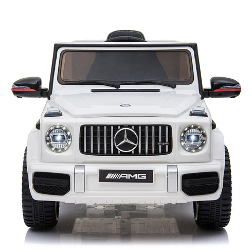 Licensed Mercedes Benz G63 AMG 12V Battery Electric Ride on car - White