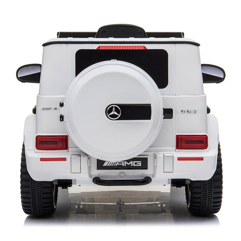 Licensed Mercedes Benz G63 AMG 12V Battery Electric Ride on car - White