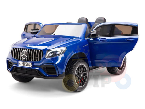 Licensed Mercedes AMG GLC63 S Coupe 24V* 4WD 2 Seater Children's Ride On Car - BLUE