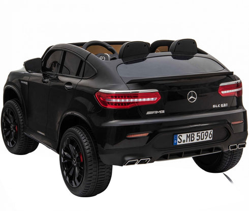 Licensed Mercedes AMG GLC63 S Coupe 24V* 4WD 2 Seater Children's Ride On Car - Black