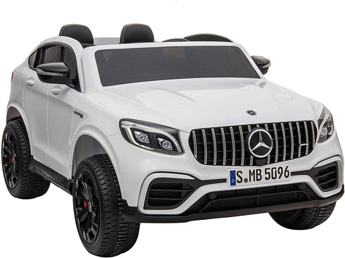 Licensed Mercedes AMG GLC63 S Coupe 24V* 4WD 2 Seater Children's Ride On Car - WHITE