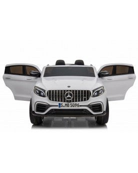 Licensed Mercedes AMG GLC63 S Coupe 24V* 4WD 2 Seater Children's Ride On Car - WHITE