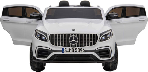 Licensed Mercedes AMG GLC63 S Coupe 24V* 4WD 2 Seater Children's Ride On Car - WHITE