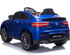 Mercedes GLC 63S AMG Ride On Car coupe 12V with LEATHER seat, EVA tyres and MP4 - Metallic Blue