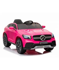 Pink Mercedes GLC Coupe Kids Ride on Jeep With Parental Remote and Music Player