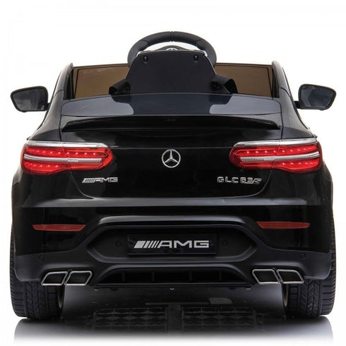 Mercedes GLC 63S AMG Ride On Car coupe 12V with LEATHER seat, EVA tyres and MP4 - Black