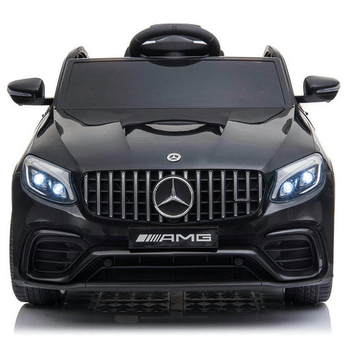 Mercedes GLC 63S AMG Ride On Car coupe 12V with LEATHER seat, EVA tyres and MP4 - Black