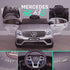 Mercedes GLC 63S AMG Ride On Car coupe 12V with LEATHER seat, EVA tyres and MP4 - Metallic Silver