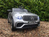 Mercedes GLC 63S AMG Ride On Car coupe 12V with LEATHER seat, EVA tyres and MP4 - Metallic Silver