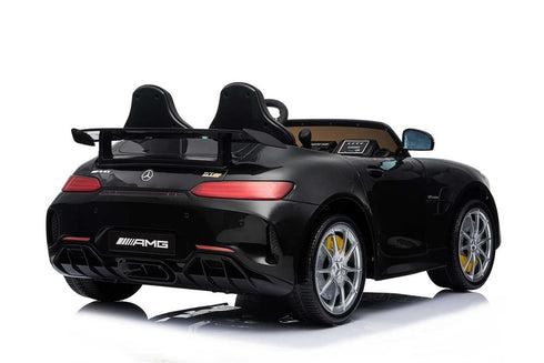 OFFICIAL LICENSED 24V KIDS ELECTRIC RIDE ON MERCEDES GT R AMG 4WD WITH PARENTAL REMOTE CONTROL - 2 SEATER MODEL GREEN