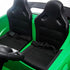 OFFICIAL LICENSED 24V KIDS ELECTRIC RIDE ON MERCEDES GTR AMG 4WD WITH PARENTAL REMOTE CONTROL - 2 SEATER MODEL GREEN