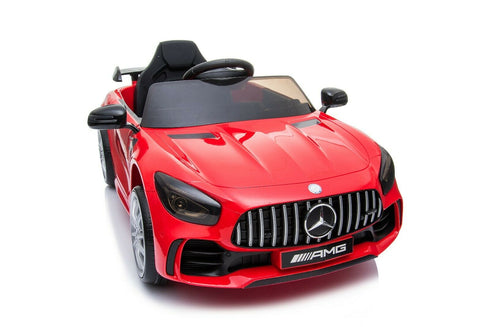 Official Licensed Mercedes AMG GTR ride on car with parental control-white/green.red