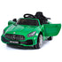Official Licensed Mercedes AMG GTR ride on car with parental control-white/green.red