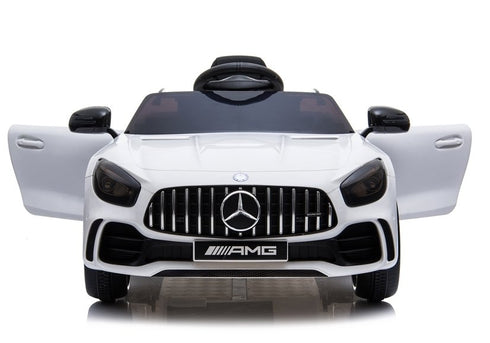 Official Licensed Mercedes AMG GTR ride on car with parental control-white/green.red