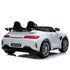 OFFICIAL LICENSED 24V KIDS ELECTRIC RIDE ON MERCEDES GT R AMG 4WD WITH PARENTAL REMOTE CONTROL - 2 SEATER MODEL WHITE