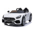 OFFICIAL LICENSED 24V KIDS ELECTRIC RIDE ON MERCEDES GT R AMG 4WD WITH PARENTAL REMOTE CONTROL - 2 SEATER MODEL WHITE