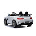 OFFICIAL LICENSED 24V KIDS ELECTRIC RIDE ON MERCEDES GT R AMG 4WD WITH PARENTAL REMOTE CONTROL - 2 SEATER MODEL WHITE