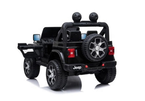 Licensed Jeep Rubicon children's ride on car special Edition - 4WD 12V- Black