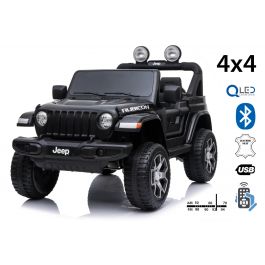 Licensed Jeep Rubicon children's ride on car special Edition - 4WD 12V- Black