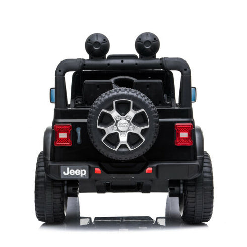 Licensed Jeep Rubicon children's ride on car special Edition - 4WD 12V- Black