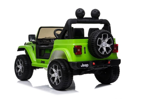 Licensed Jeep Rubicon children's ride on car special Edition - 4WD 12V- Green