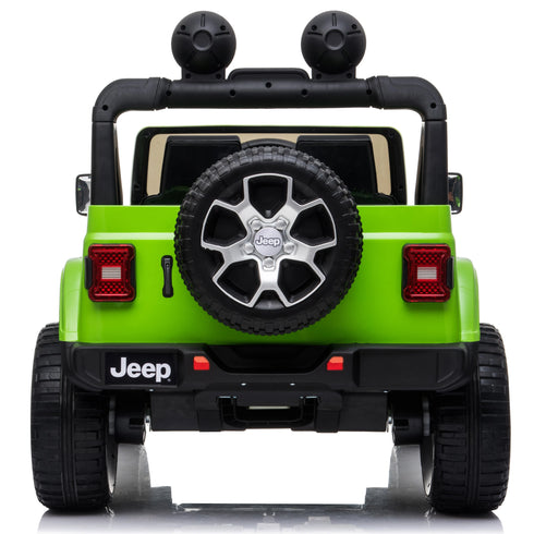 Licensed Jeep Rubicon children's ride on car special Edition - 4WD 12V- Green