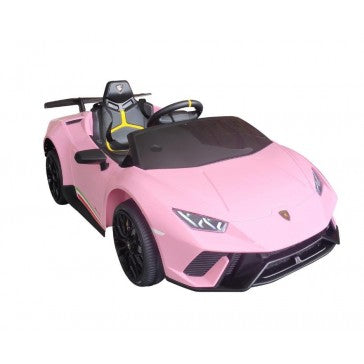 Licensed Lamborghini Huracan Performante Children's Battery Operated 12V Ride on car - Pink